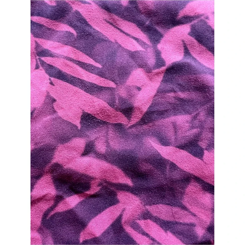 Lululemon Align Tank Cropped Spray Leaf Fireside Red Multi Size 8